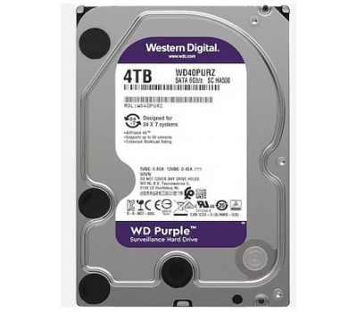 4 TB WESTERN DİGİTAL PURPLE 7/24 GÜVENLİK DİSKİ