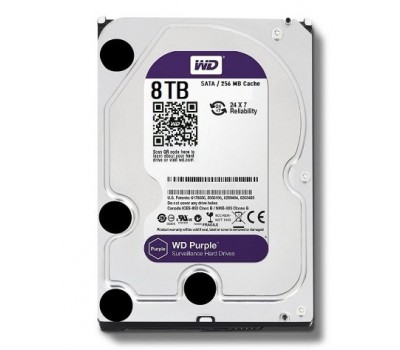 8 TB WESTERN DİGİTAL PURPLE 7/24 GÜVENLİK DİSKİ